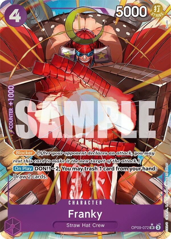 Franky (Parallel) SR Emperors in the New World OP09-072 NM