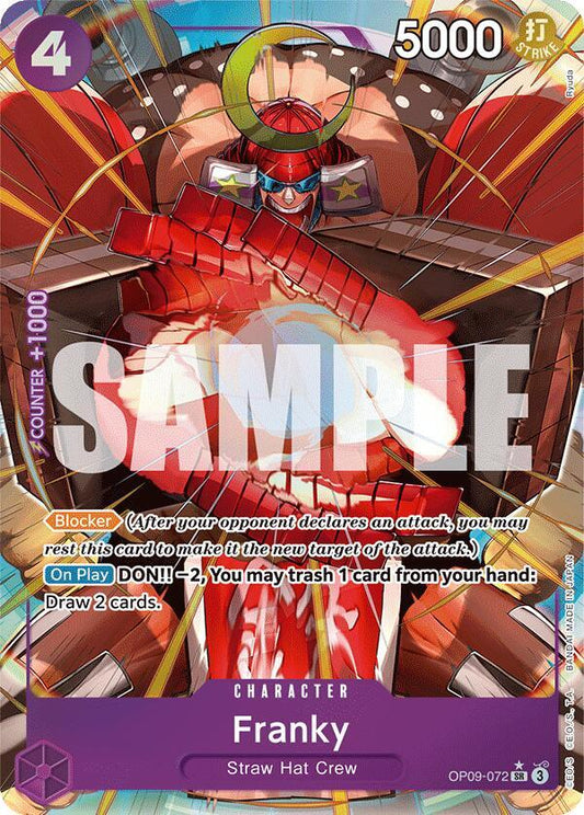 Franky (Parallel) SR Emperors in the New World OP09-072 NM
