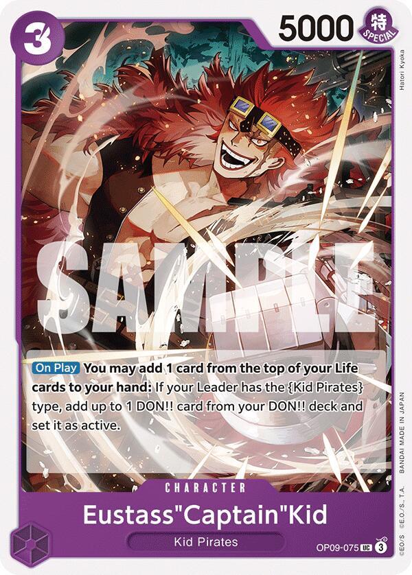 Eustass"Captain"Kid UC Emperors in the New World OP09-075 NM