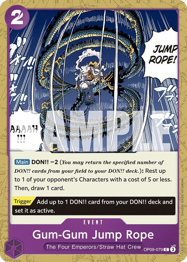 Gum-Gum Jump Rope C Emperors in the New World OP09-079 NM