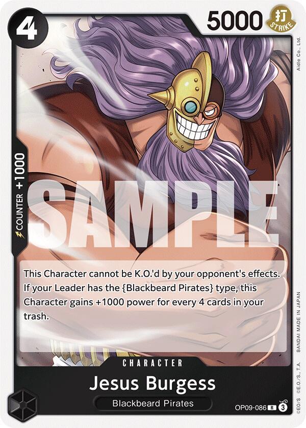 Jesus Burgess R Emperors in the New World OP09-086 NM