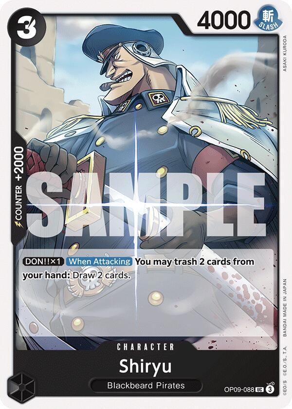 Shiryu UC Emperors in the New World OP09-088 NM