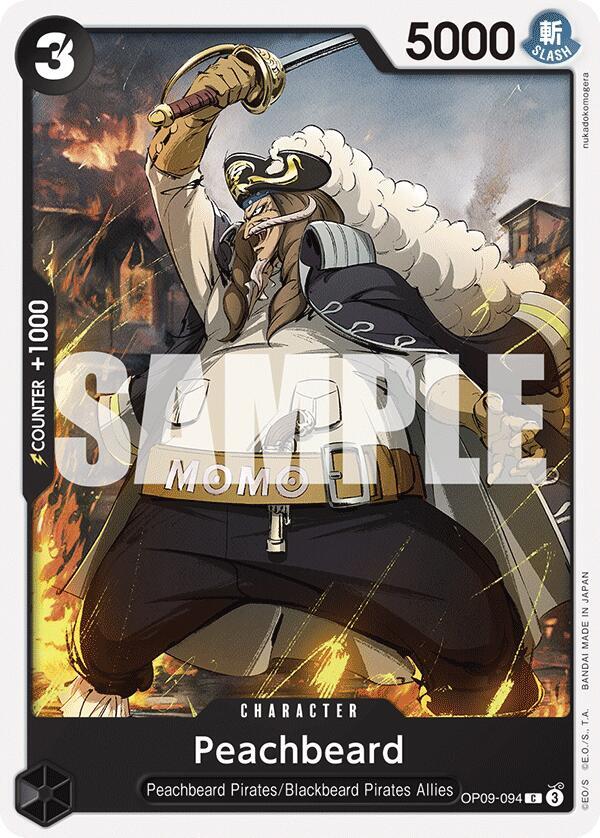 Peachbeard C Emperors in the New World OP09-094 NM