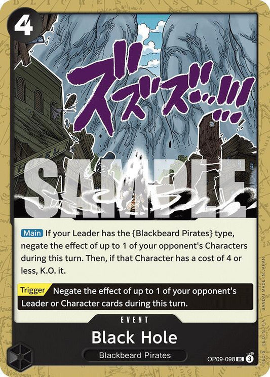 Black Hole UC Emperors in the New World OP09-098 NM