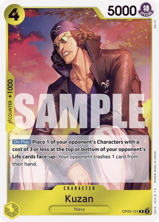 Kuzan R Emperors in the New World OP09-101 NM