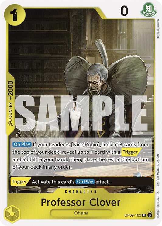 Professor Clover R Emperors in the New World OP09-102 NM