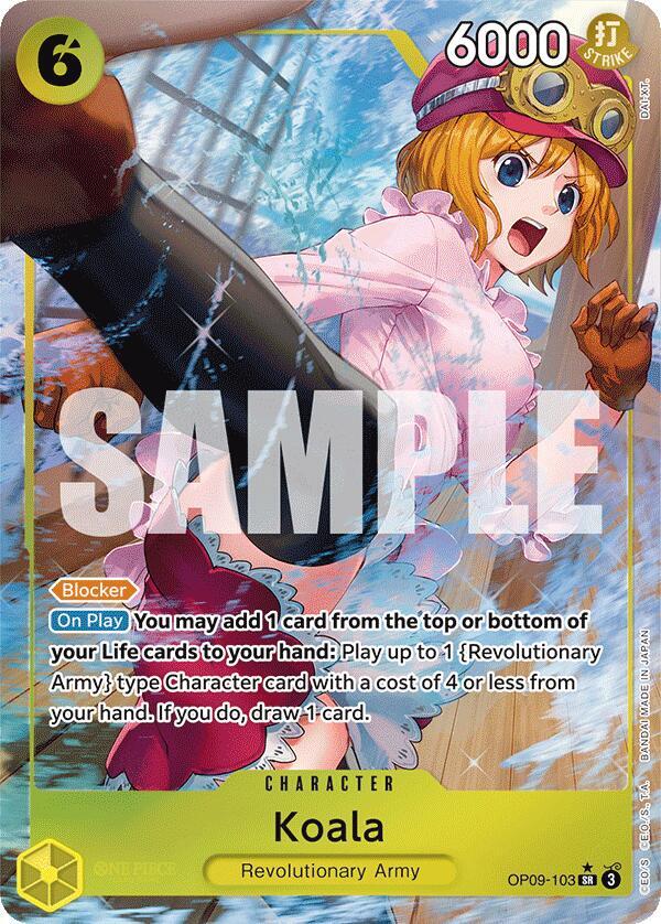 Koala (Parallel) SR Emperors in the New World OP09-103 NM