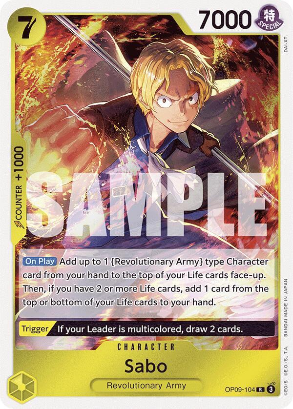 Sabo (104) R Emperors in the New World OP09-104 NM