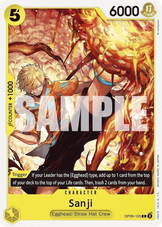 Sanji (105) C Emperors in the New World OP09-105 NM