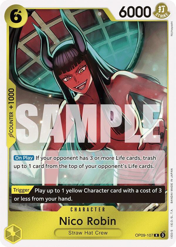 Nico Robin (107) R Emperors in the New World OP09-107 NM