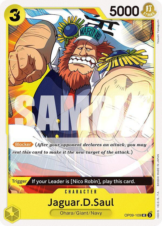 Jaguar.D.Saul UC Emperors in the New World OP09-109 NM