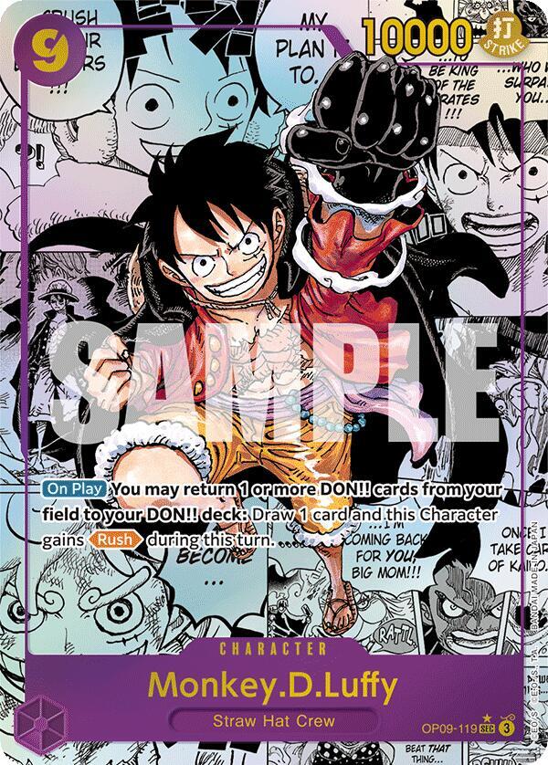 Monkey.D.Luffy (119) (Manga) SEC Emperors in the New World OP09-119 NM