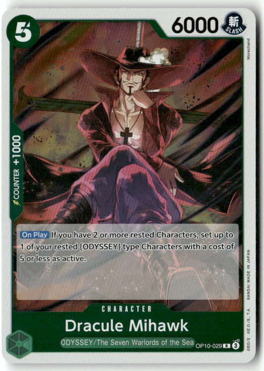 Dracule Mihawk R Royal Blood OP10-029 NM