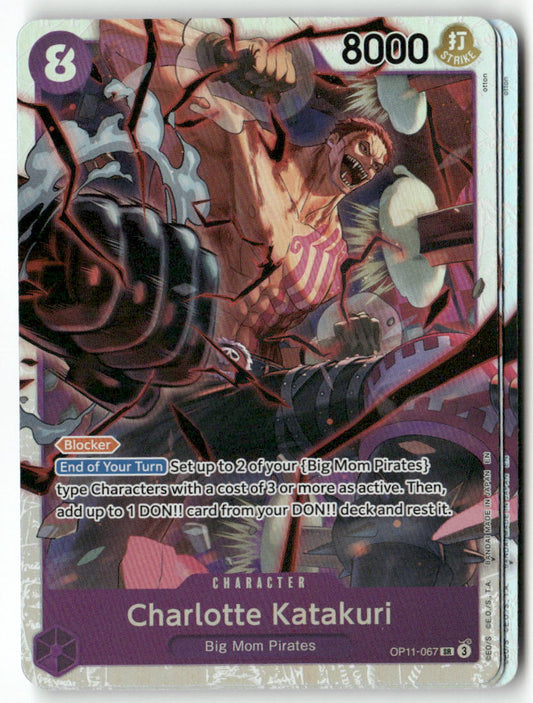 Charlotte Katakuri (067) SR A Fist of Divine Speed OP11-067 NM