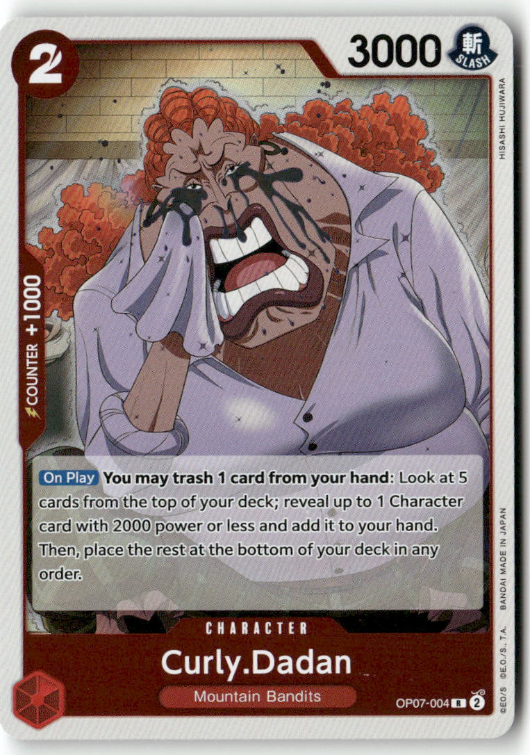 Curly.Dadan R 500 Years in the Future OP07-004 NM