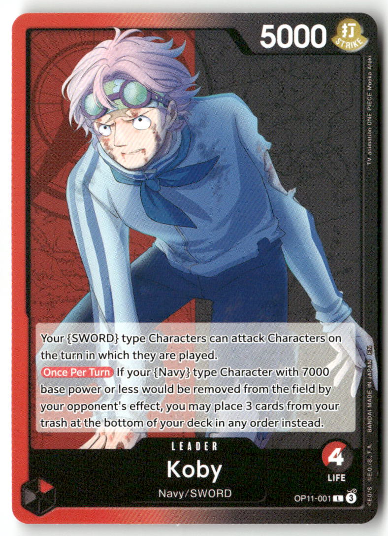 Koby (001) L A Fist of Divine Speed OP11-001 NM