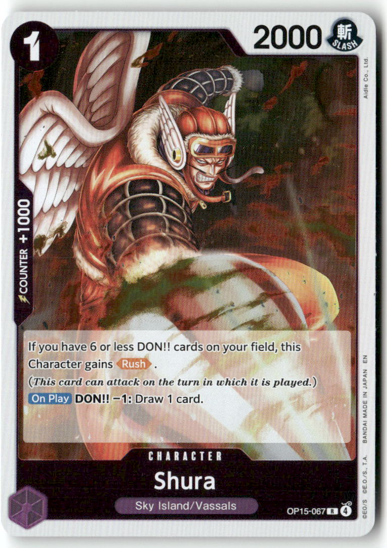 Shura R Adventure on Kami's Island OP15-067 NM
