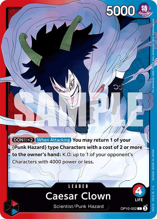 Caesar Clown (002) L Royal Blood OP10-002 NM