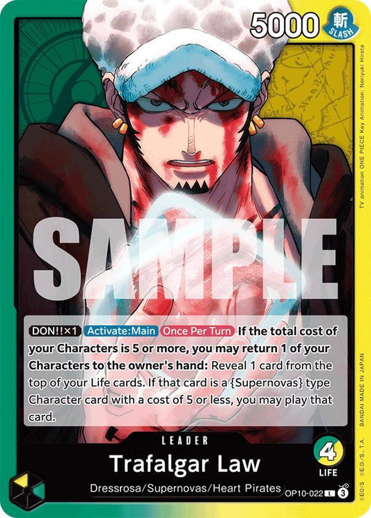 Trafalgar Law (022) L Royal Blood OP10-022 NM