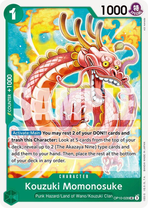 Kouzuki Momonosuke (028) UC Royal Blood OP10-028 NM