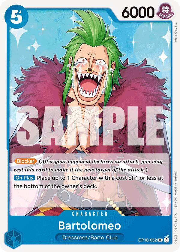 Bartolomeo C Royal Blood OP10-052 NM
