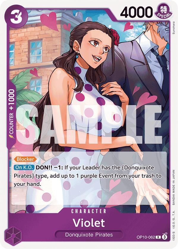 Violet R Royal Blood OP10-062 NM