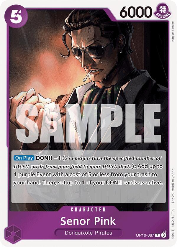 Senor Pink R Royal Blood OP10-067 NM
