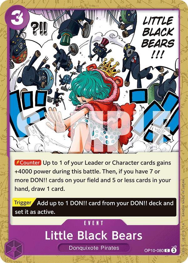 Little Black Bears C Royal Blood OP10-080 NM