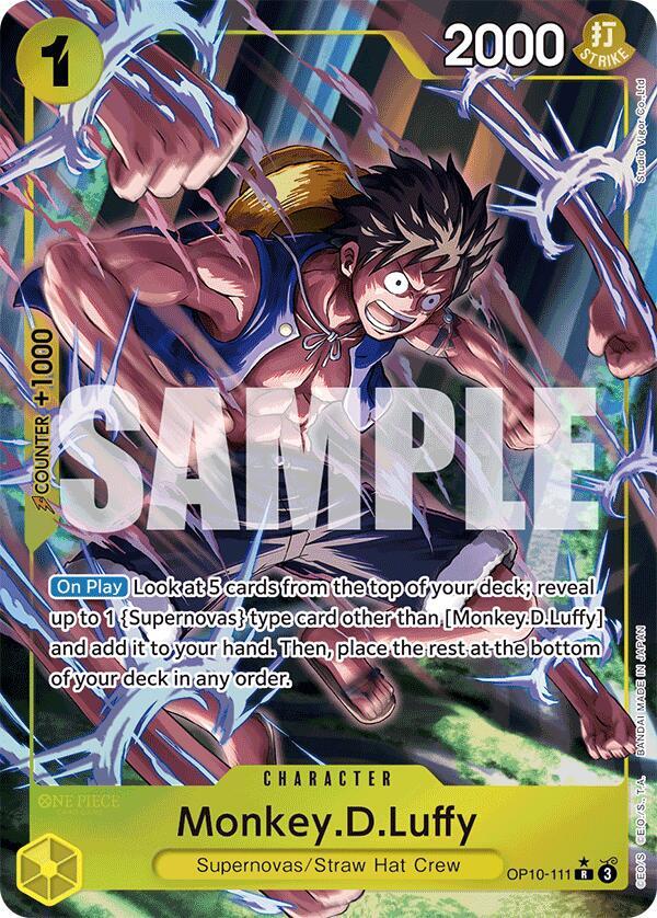 Monkey.D.Luffy (111) (Parallel) R Royal Blood OP10-111 NM