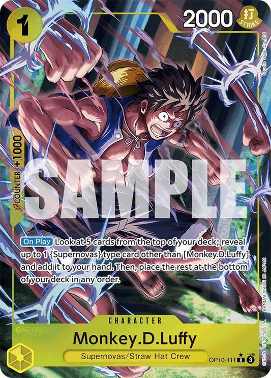 Monkey.D.Luffy (111) (Parallel) R Royal Blood OP10-111 NM