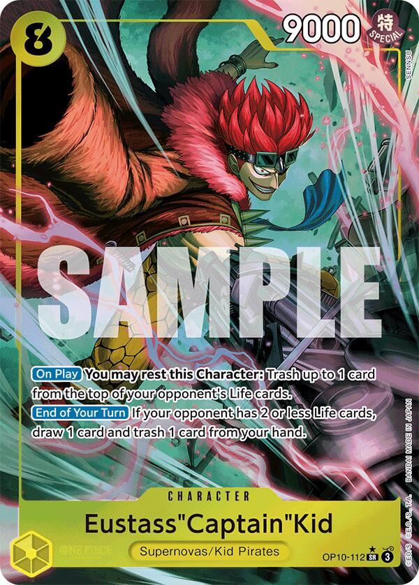 Eustass"Captain"Kid (112) (Parallel) SR Royal Blood OP10-112 NM