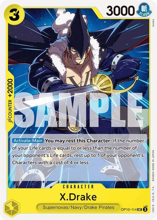 X.Drake UC Royal Blood OP10-114 NM