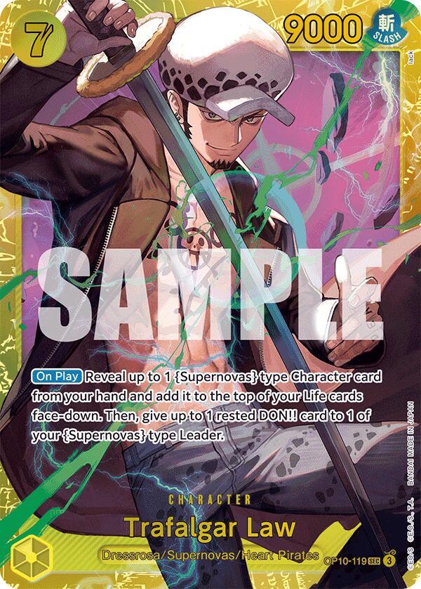 Trafalgar Law (119) SEC Royal Blood OP10-119 NM
