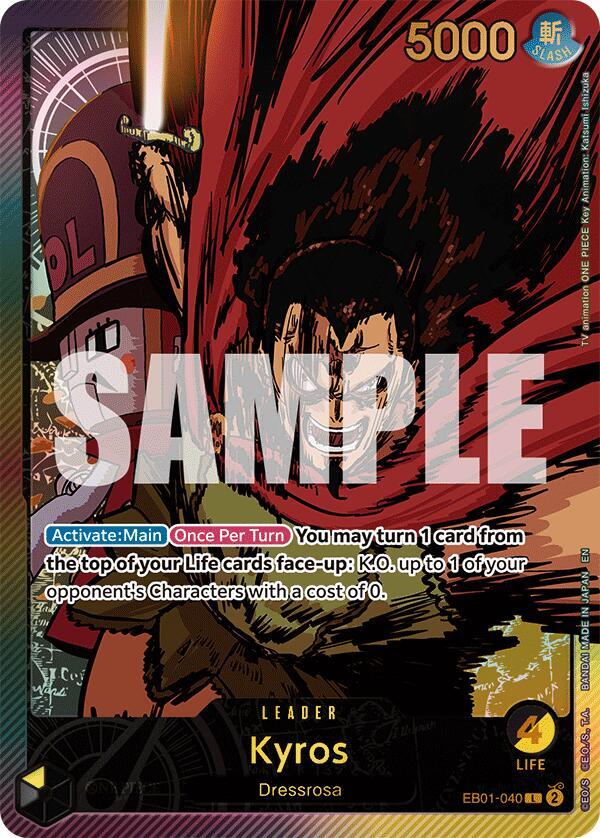 Kyros (SP) L Extra Booster: Anime 25th Collection EB01-040 NM