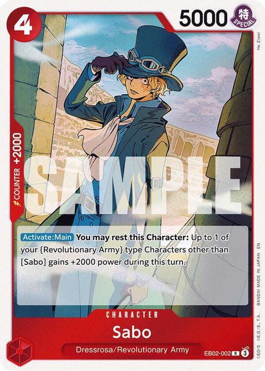Sabo R Extra Booster: Anime 25th Collection EB02-002 NM