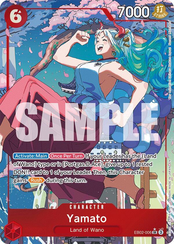 Yamato (Alternate Art) SR Extra Booster: Anime 25th Collection EB02-006 NM