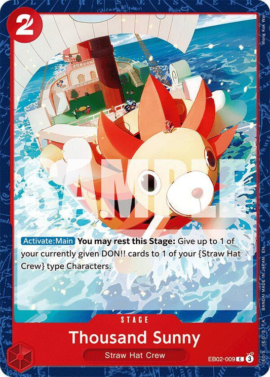 Thousand Sunny C Extra Booster: Anime 25th Collection EB02-009 NM