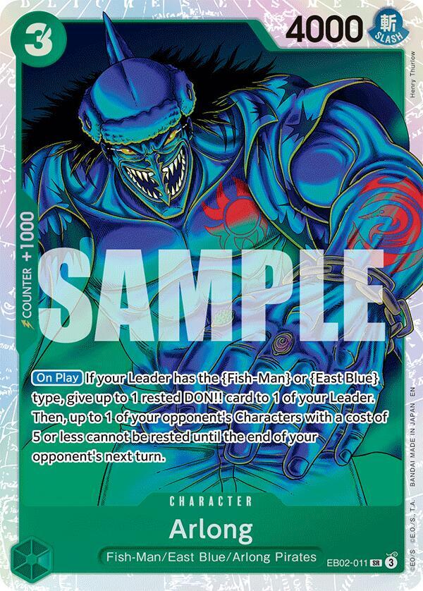 Arlong SR Extra Booster: Anime 25th Collection EB02-011 NM