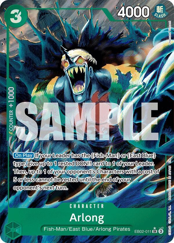 Arlong (Alternate Art) SR Extra Booster: Anime 25th Collection EB02-011 NM