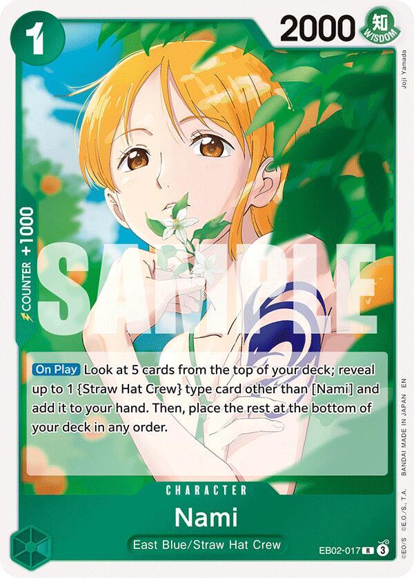 Nami R Extra Booster: Anime 25th Collection EB02-017 NM