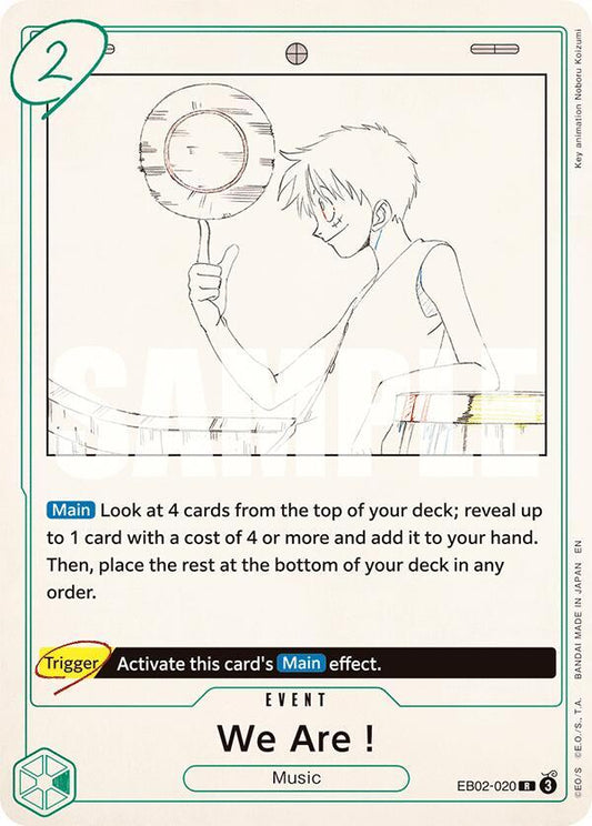 We Are! R Extra Booster: Anime 25th Collection EB02-020 NM