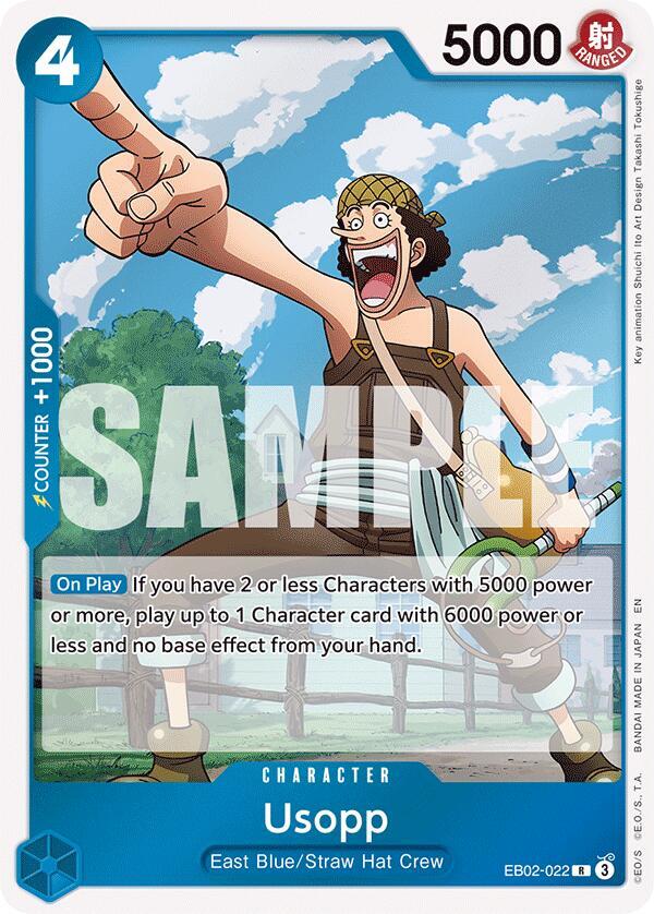 Usopp R Extra Booster: Anime 25th Collection EB02-022 NM