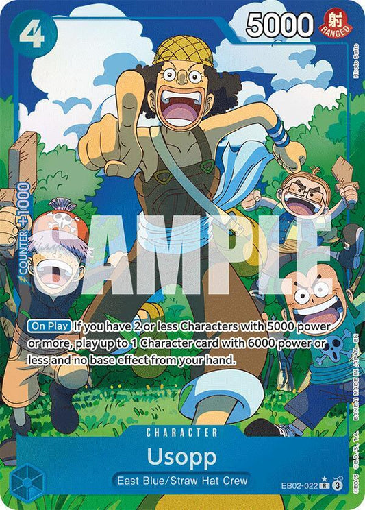 Usopp (Alternate Art) R Extra Booster: Anime 25th Collection EB02-022 NM