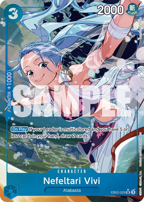 Nefeltari Vivi (Alternate Art) SR Extra Booster: Anime 25th Collection EB02-026 NM