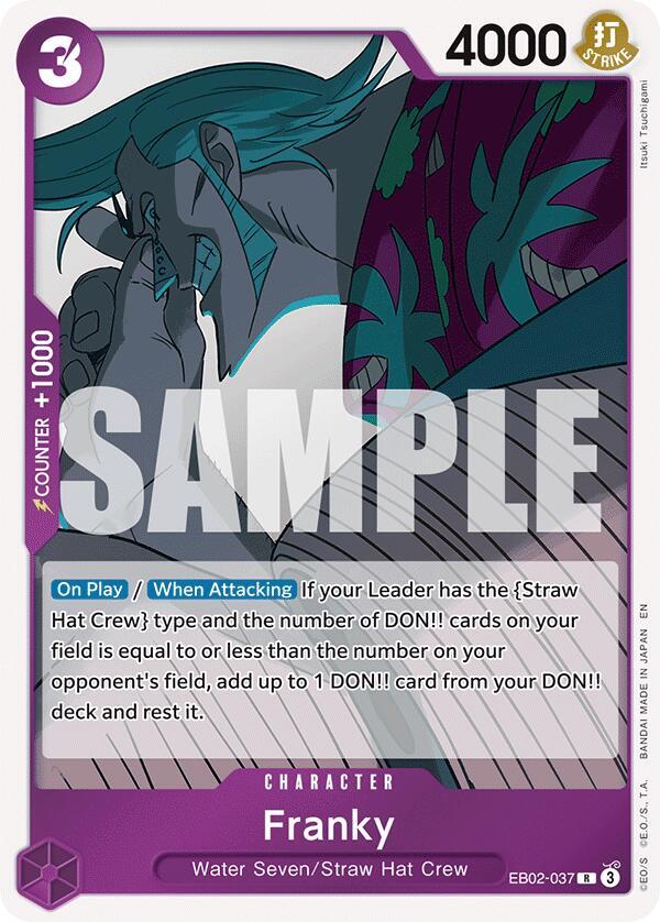 Franky R Extra Booster: Anime 25th Collection EB02-037 NM