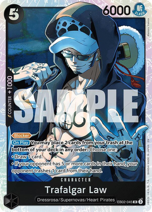 Trafalgar Law SR Extra Booster: Anime 25th Collection EB02-045 NM