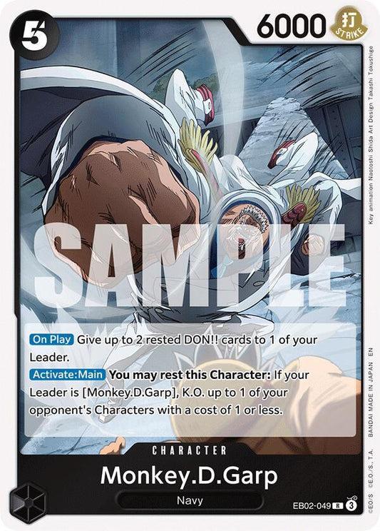 Monkey.D.Garp R Extra Booster: Anime 25th Collection EB02-049 NM