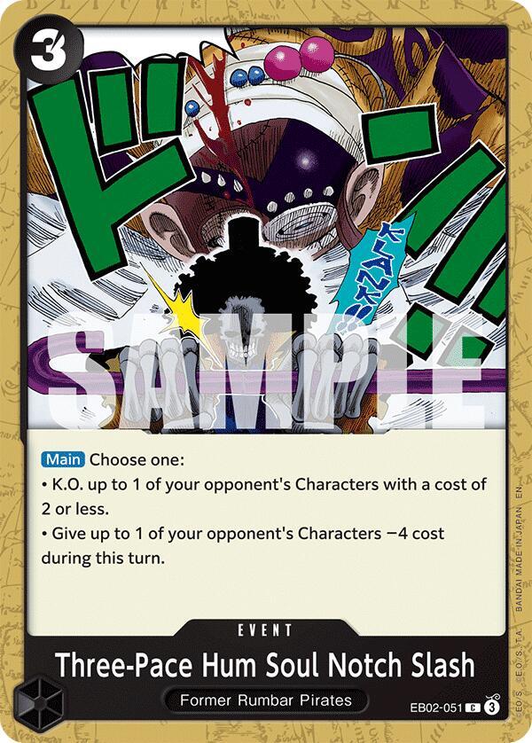 Three-Pace Hum Soul Notch Slash C Extra Booster: Anime 25th Collection EB02-051 NM