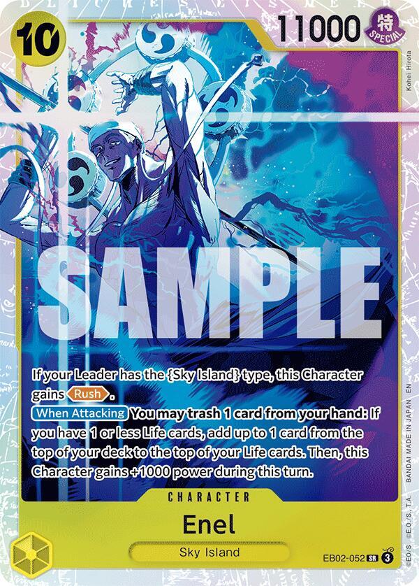 Enel SR Extra Booster: Anime 25th Collection EB02-052 NM