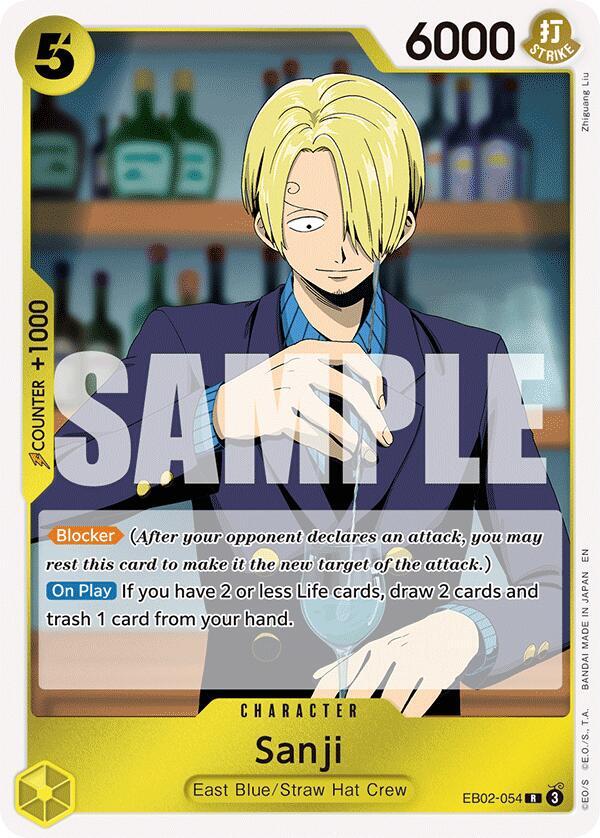 Sanji R Extra Booster: Anime 25th Collection EB02-054 NM